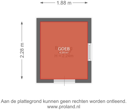 Floorplan - 3e Oosterstraat 11, 1211 LL Hilversum